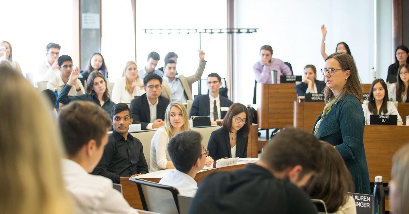 Martha Maznevski in the classroom