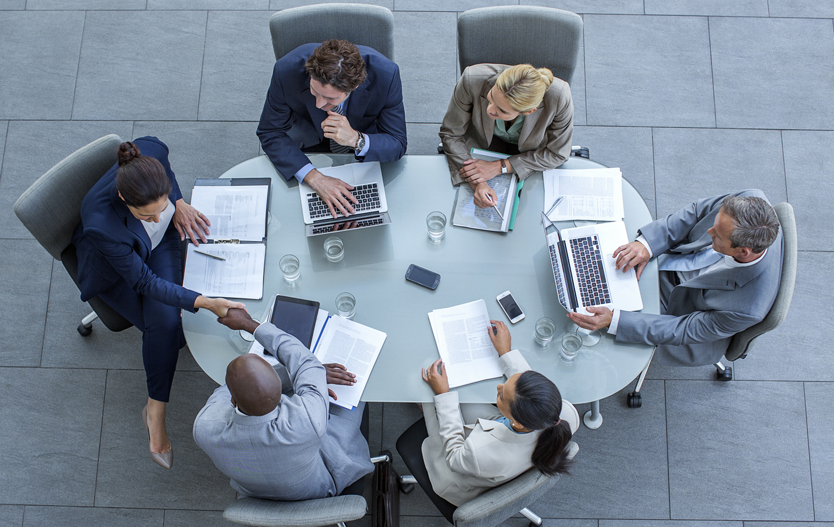 Global business team