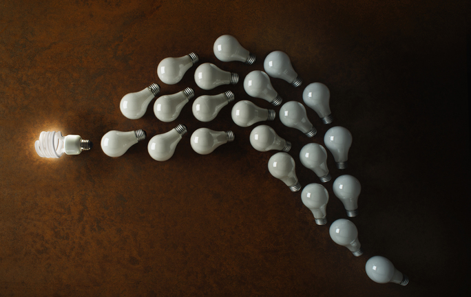 Leadership lightbulb