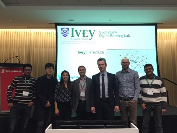 Representatives of Scotiabank Digital Banking Lab at Ivey Business School