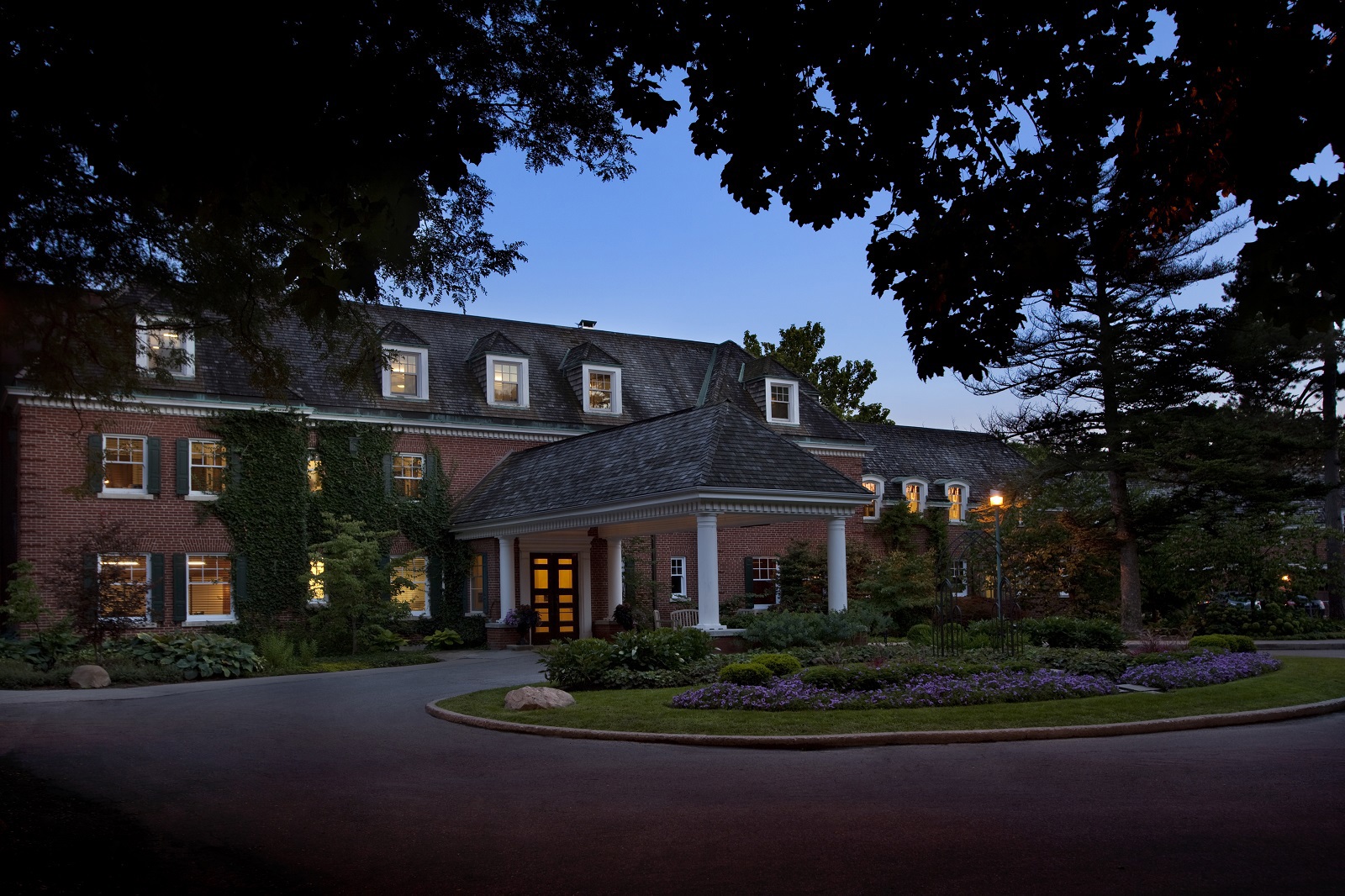 Ivey Spencer Leadership Centre at night