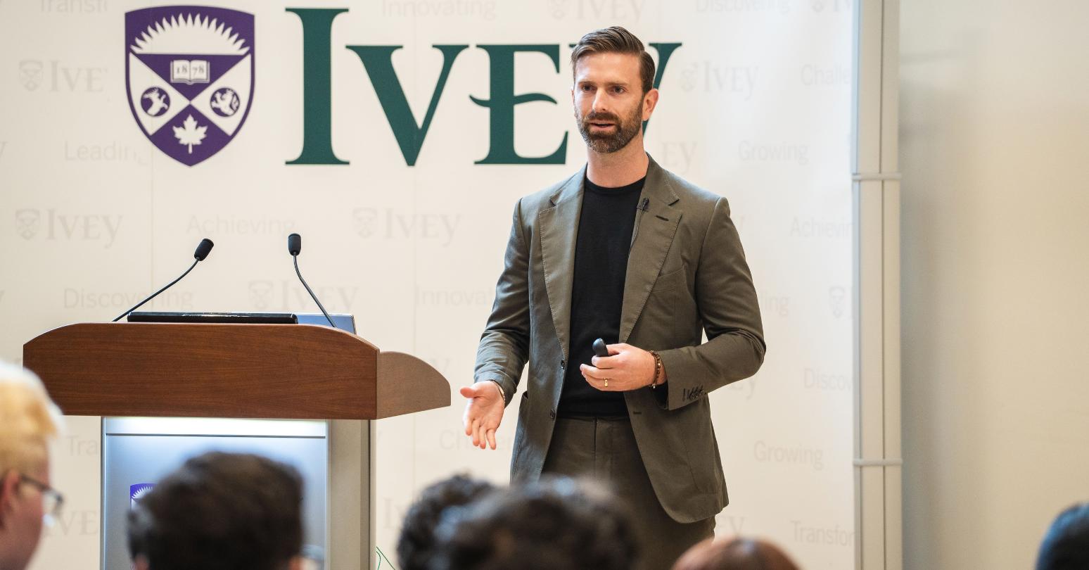 Ian Rosen Speaking To HBA Students