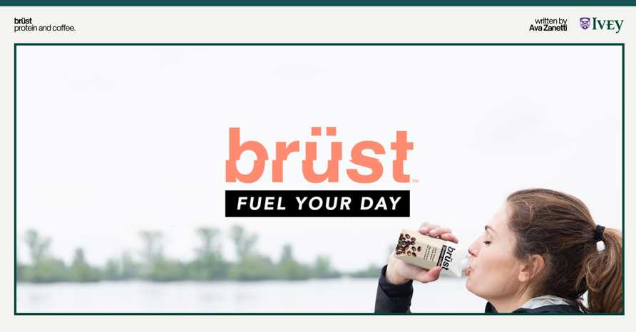 brüst - protein, coffee and entrepreneurship
