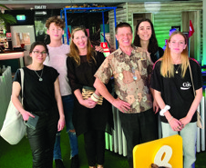 Family photo of Stefan Wisniowski with his kids