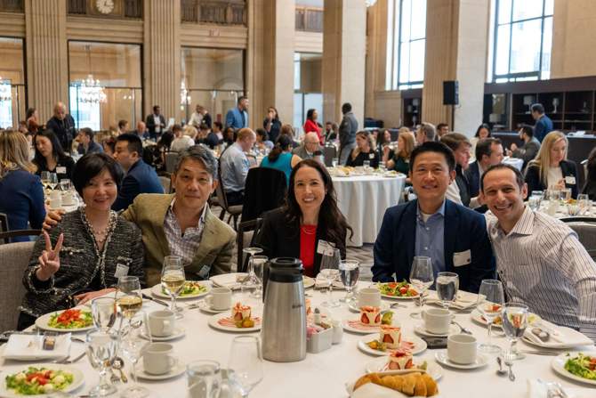 Alumni at the Power Lunch, Global Ivey Day 2024