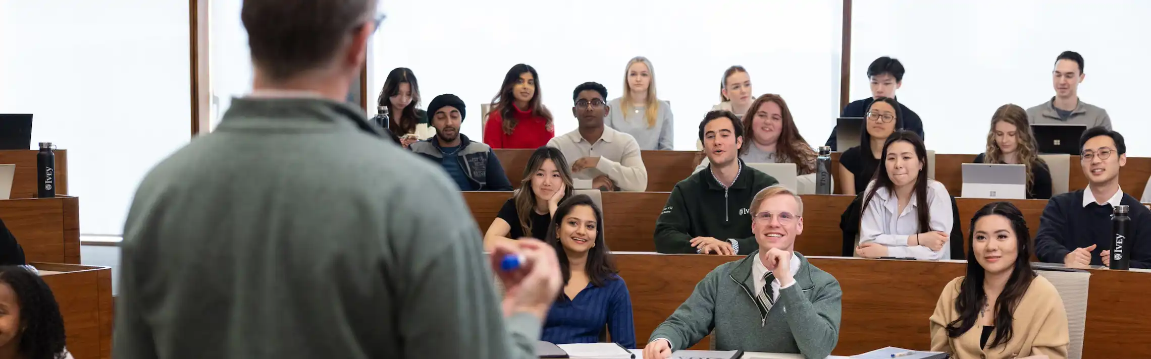 students in Ivey classroom