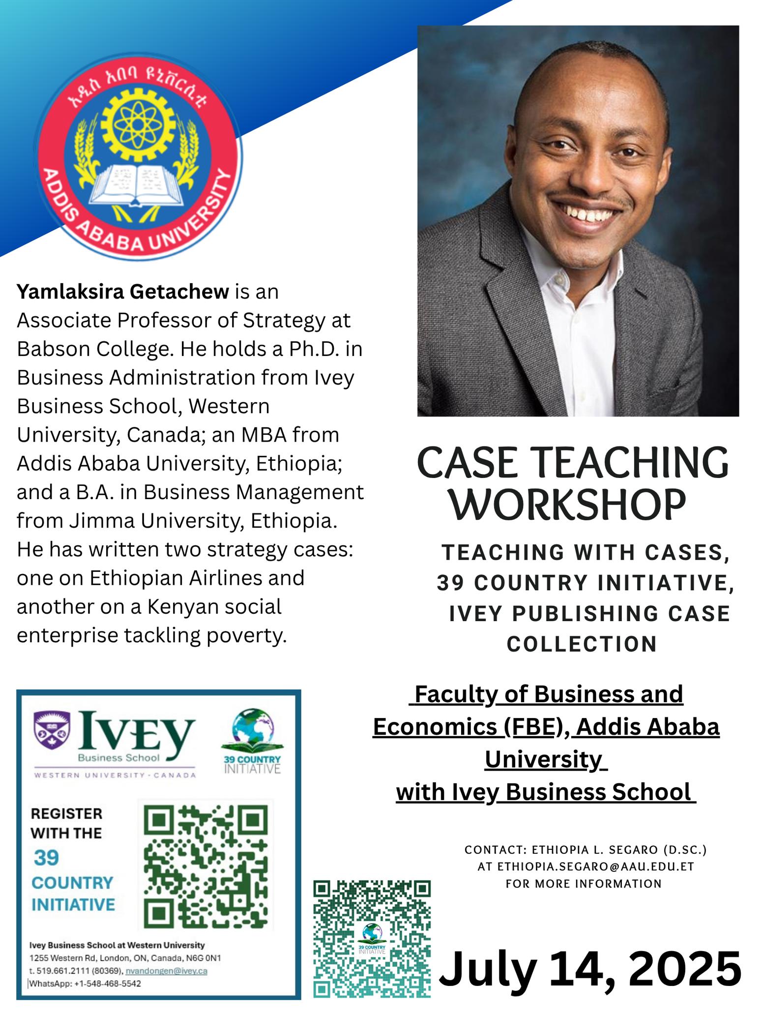 Copy Of Case Teaching Workshop, Addis Ababa