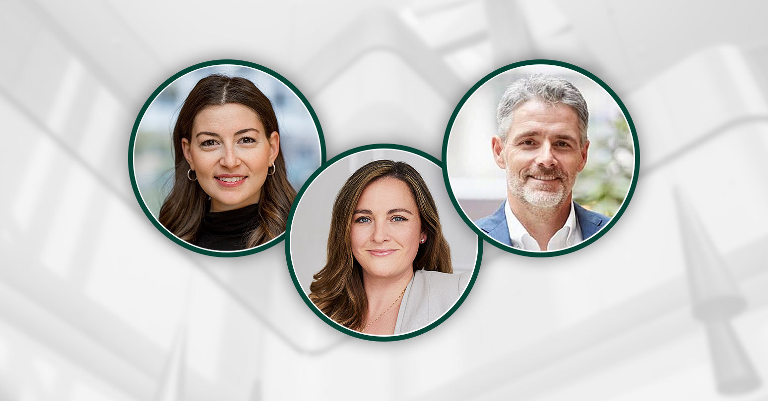 L-r: Jillian Rodak, Jessica Stevenson, and Marc Faucher.