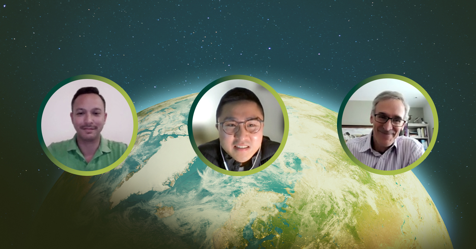 Global Career Conference - L-r: Philip Pfeiffer,  Simon Yu, and Wayne McArdle