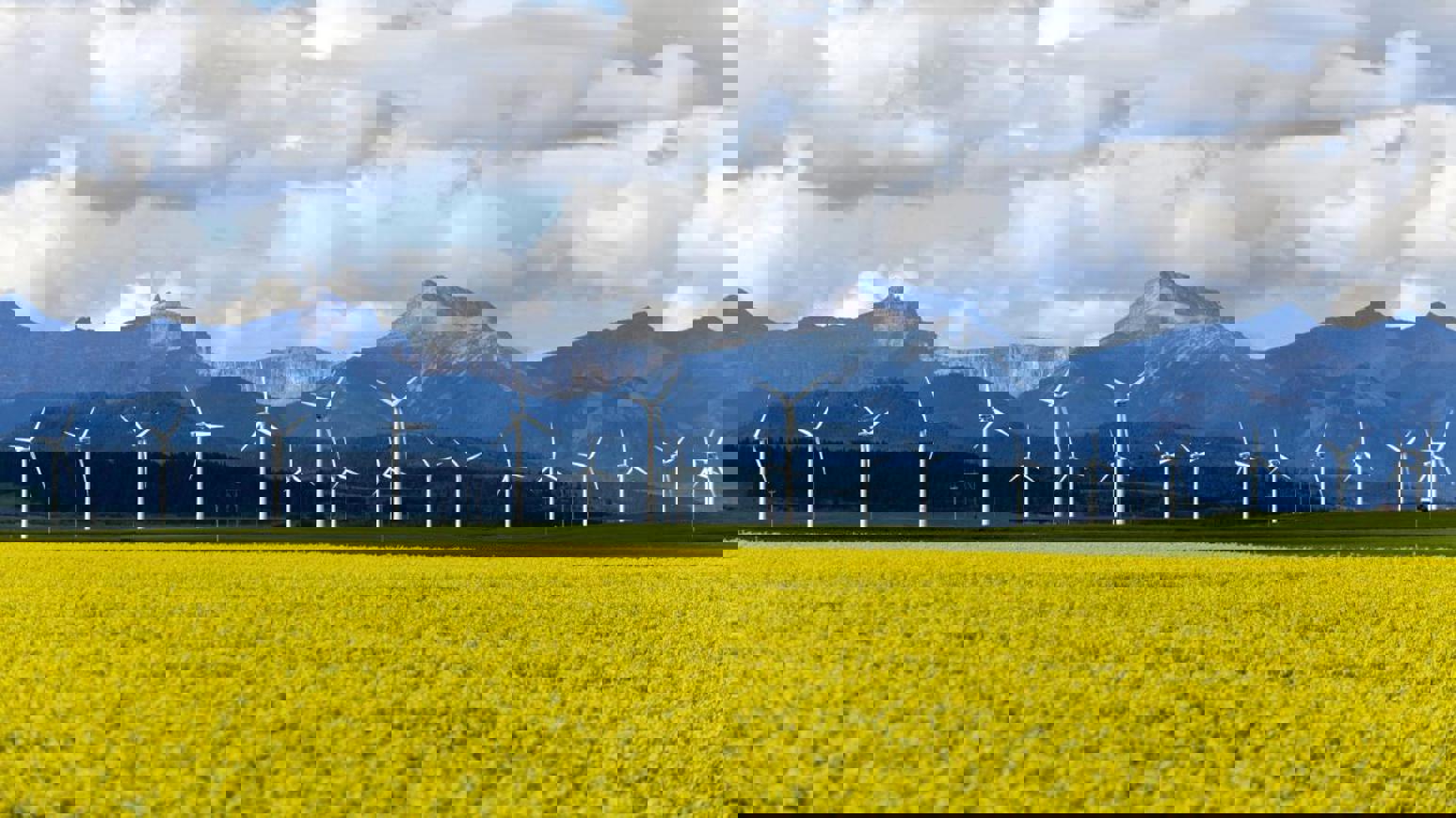 Wind Turbines Alberta Canada