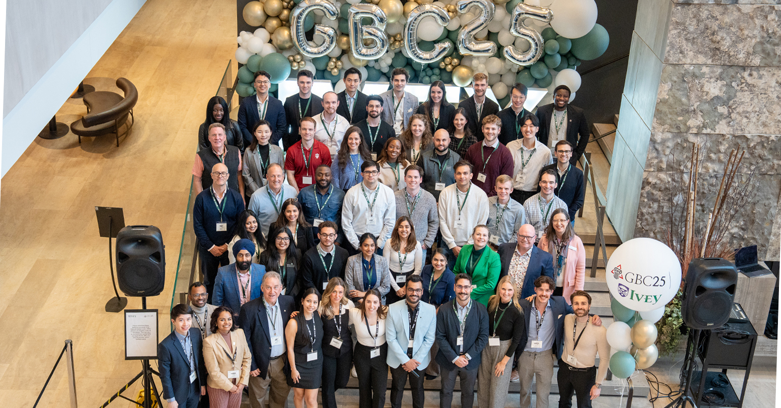 Graduate Business Conference participants