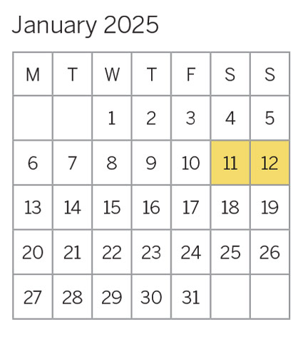 January 2025