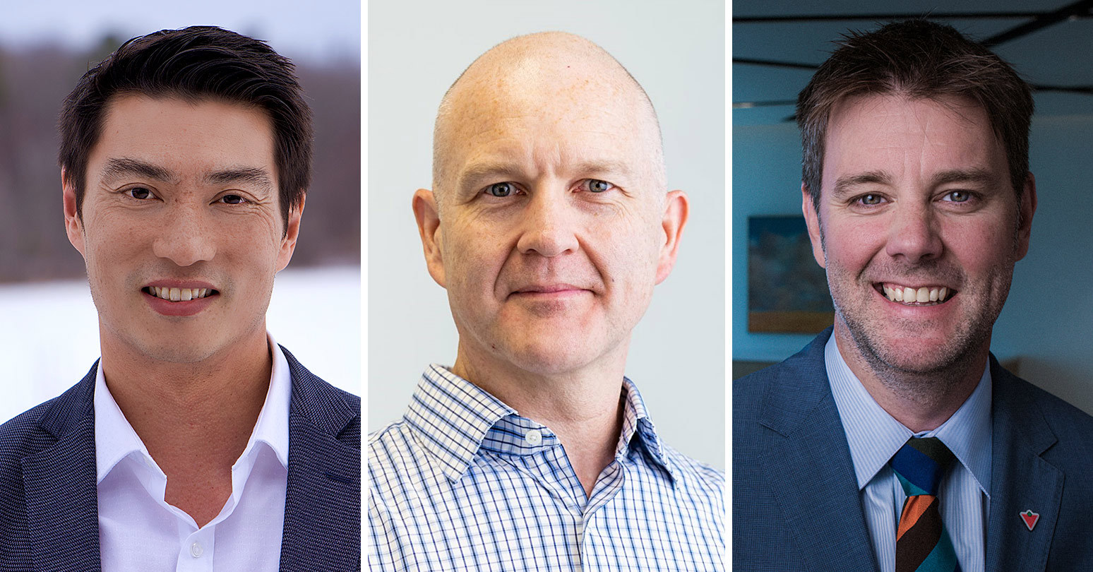 l-r: Patrick Lo, John Bayliss, TJ Flood