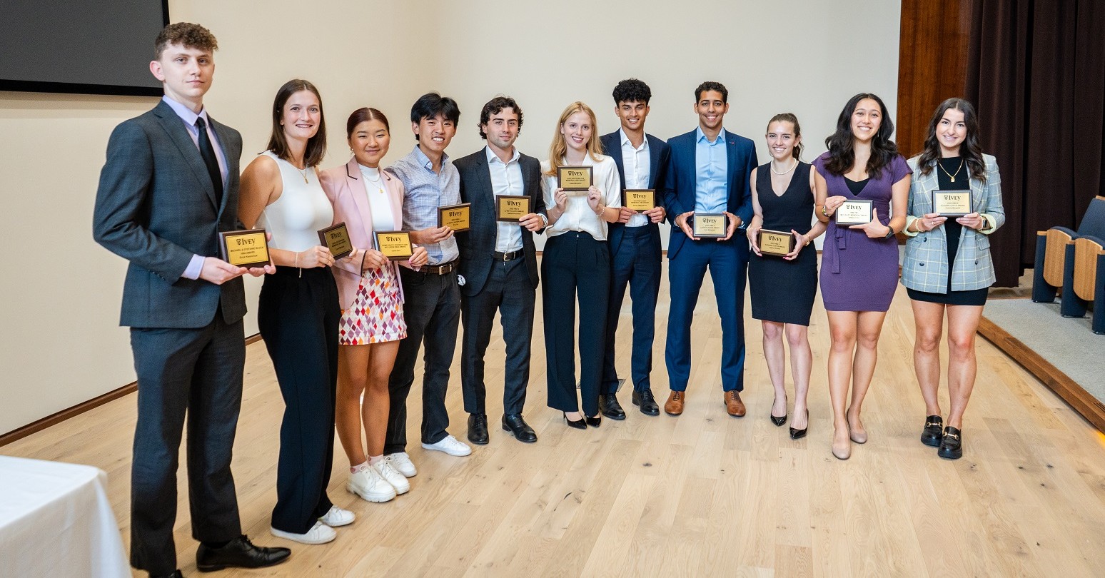 HBA2 student award winners