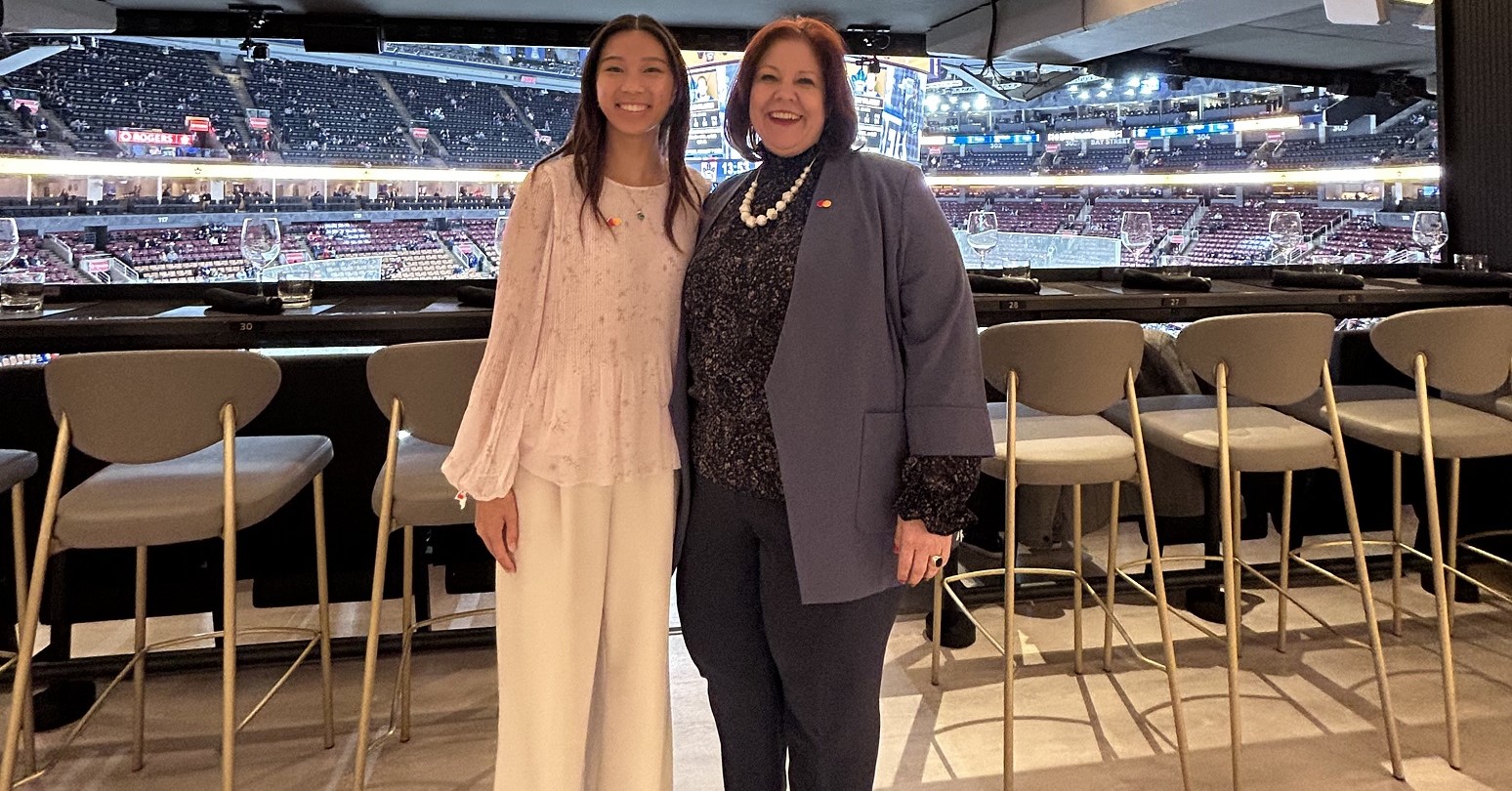 Rachel Zhu and Sasha Krstic