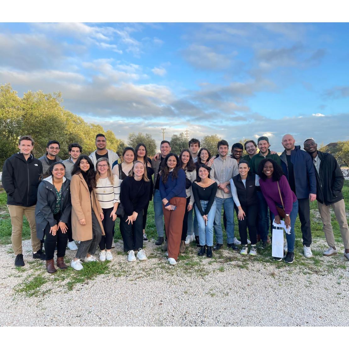 Group photo at Sagres Brewery