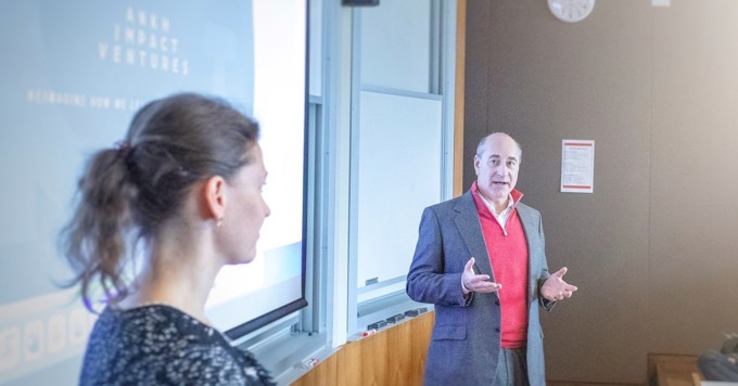 L-r: Patricia Hein and Pierre Rolin