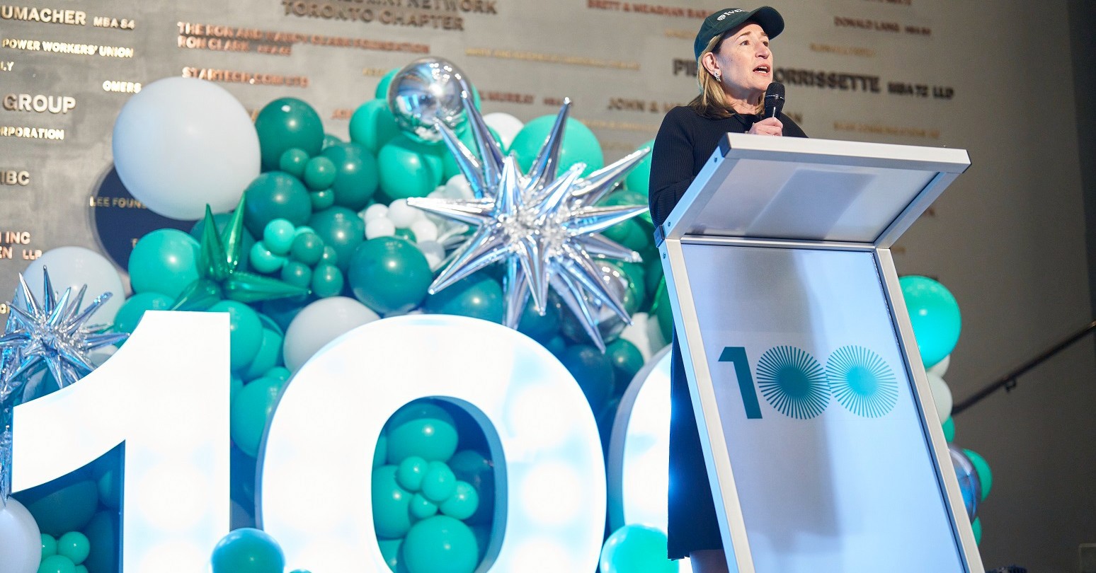 Sharon Hodgson at Ivey's centennial celebration