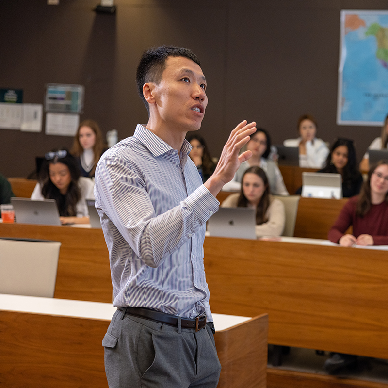 Professor At The Front Of Class