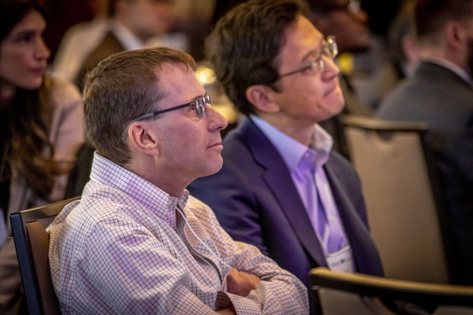 Audience Listening to Will Pan's Presentation