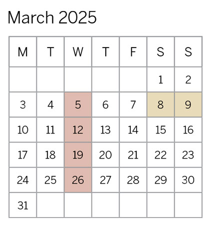 March 2025