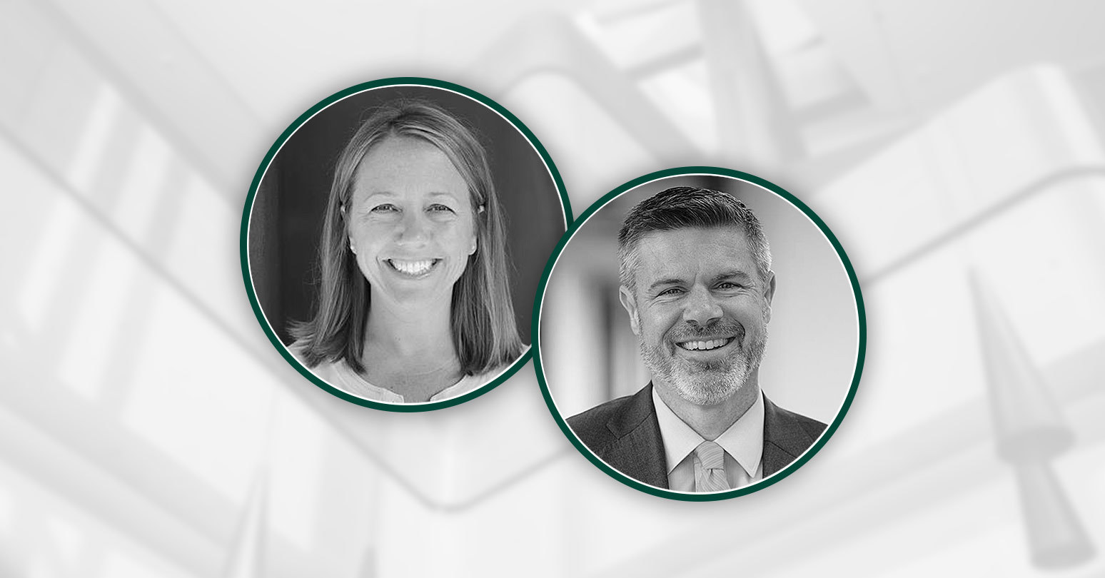 L-r: Rebecca Duff and Michael Lenox